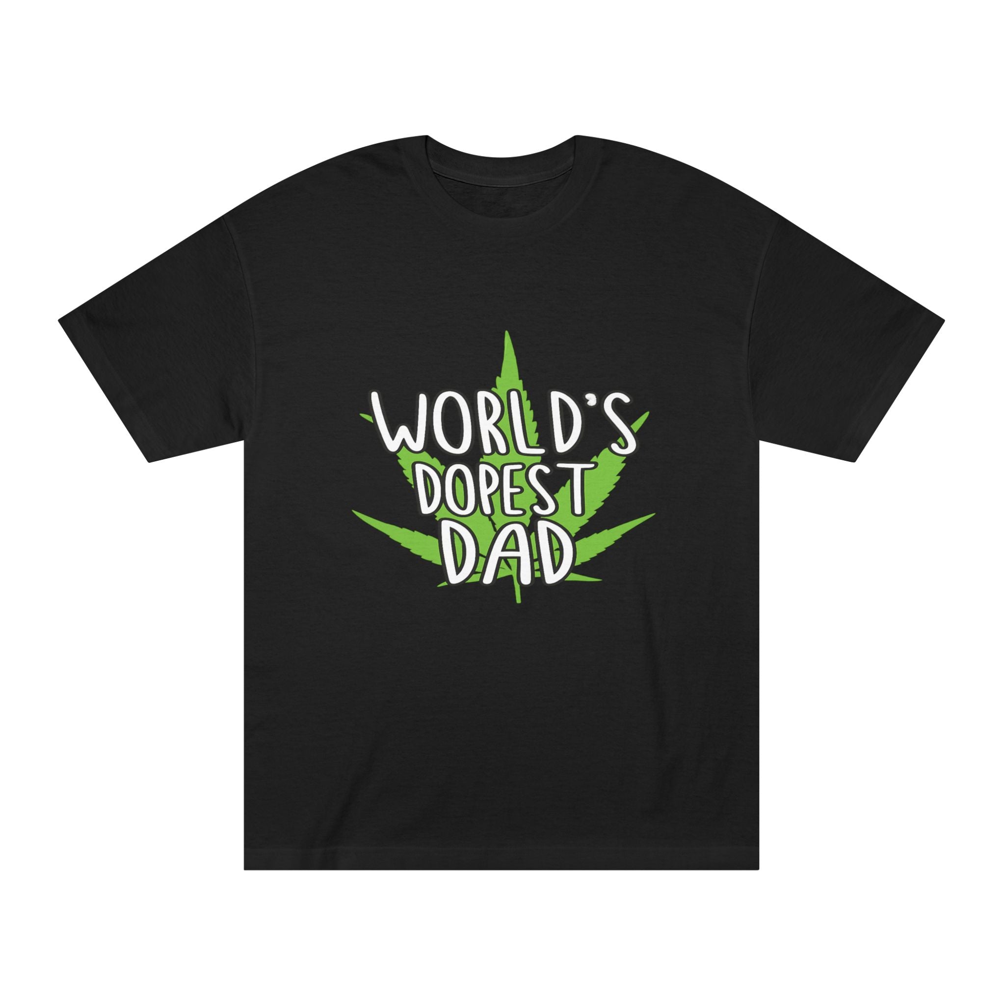 World's Dopest Dad T-Shirt — Cannabis Leaf Father's Day Tee